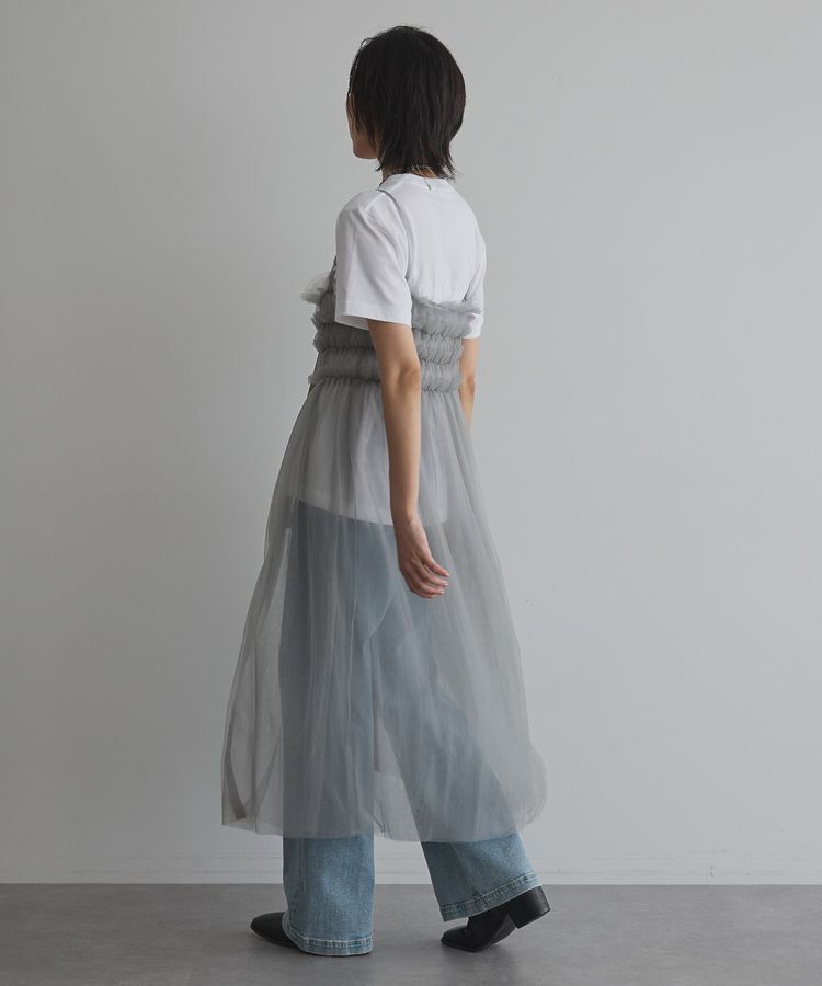GARAGE OF GOOD CLOTHING「2WAYチュールビスチェキャミワンピース」|ワンピース|