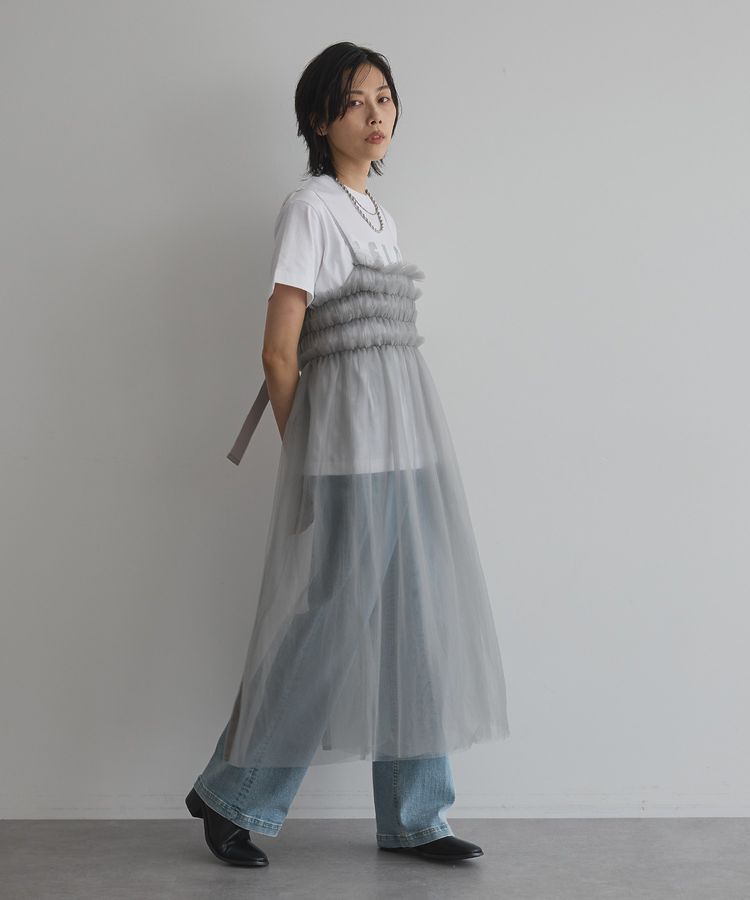 GARAGE OF GOOD CLOTHING「2WAYチュールビスチェキャミワンピース」|ワンピース|