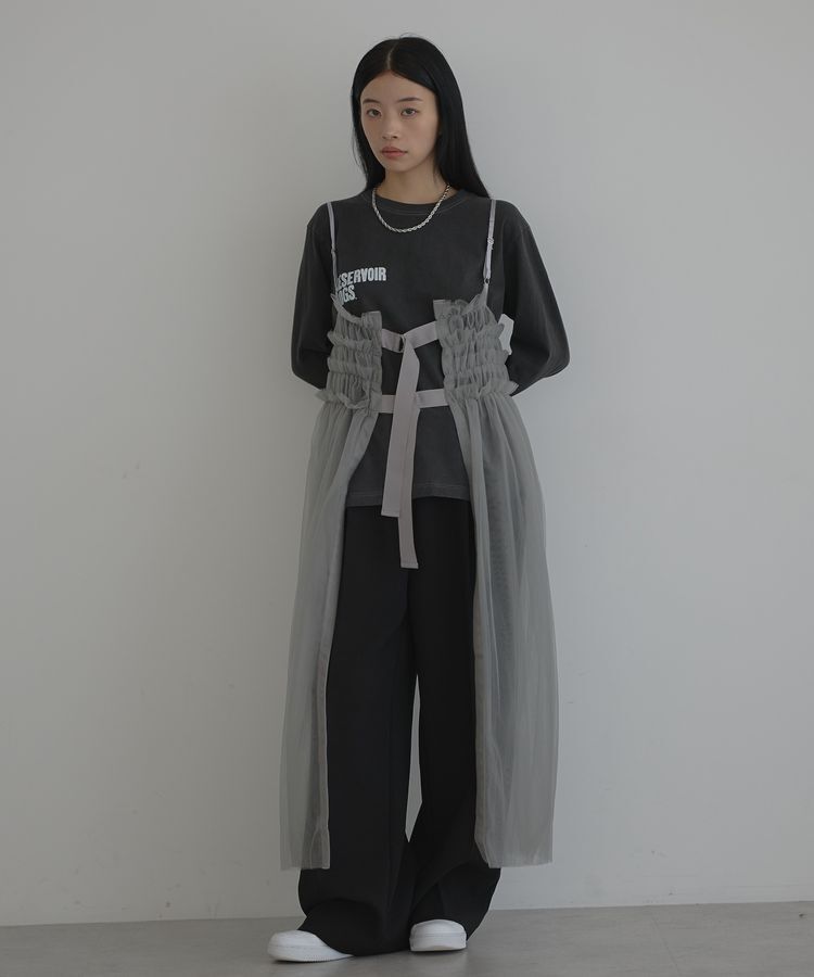 GARAGE OF GOOD CLOTHING「2WAYチュールビスチェキャミワンピース」|ワンピース|
