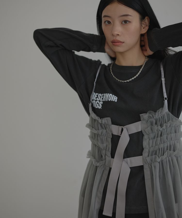 GARAGE OF GOOD CLOTHING「2WAYチュールビスチェキャミワンピース」|ワンピース|
