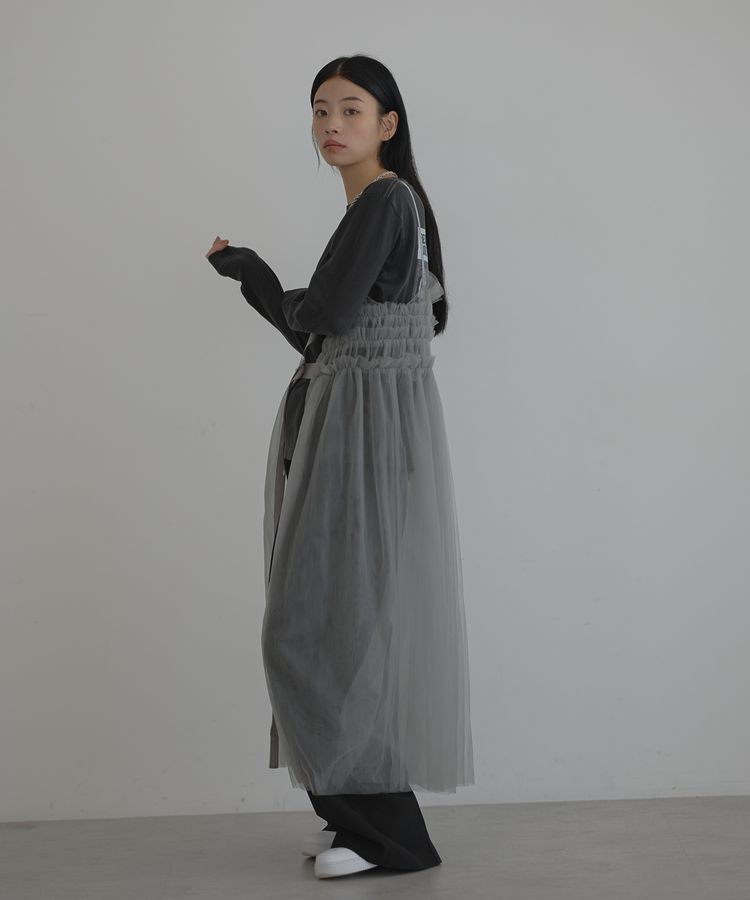 GARAGE OF GOOD CLOTHING「2WAYチュールビスチェキャミワンピース」|ワンピース|