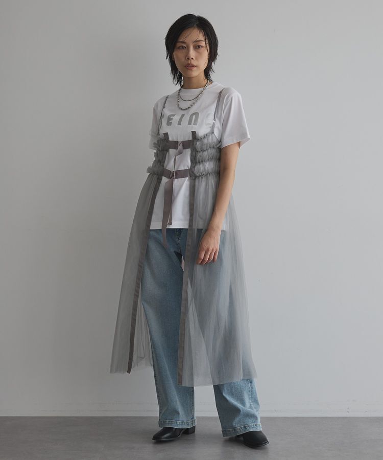 GARAGE OF GOOD CLOTHING「2WAYチュールビスチェキャミワンピース」|ワンピース|