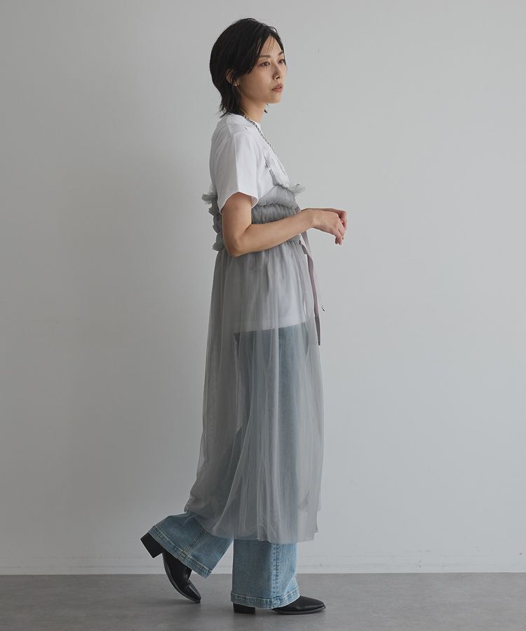 GARAGE OF GOOD CLOTHING「2WAYチュールビスチェキャミワンピース」|ワンピース|