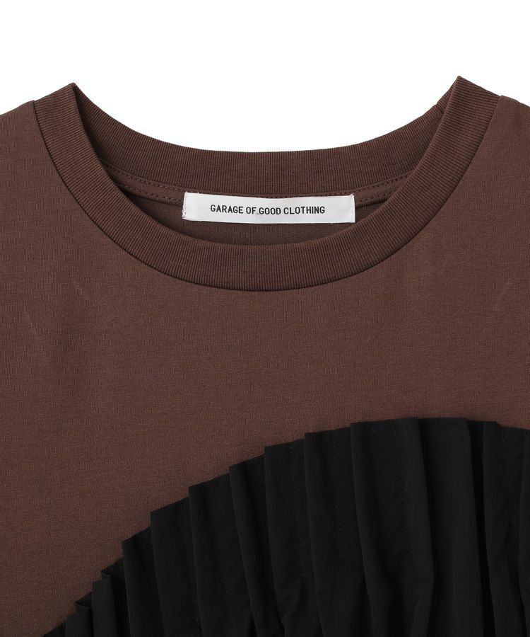 GARAGE OF GOOD CLOTHING「異素材タックカットソー」|Tシャツ・カットソー|