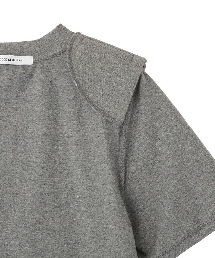 GARAGE OF GOOD CLOTHING「リボンキャミレイヤード肩パットT」|Tシャツ・カットソー|
