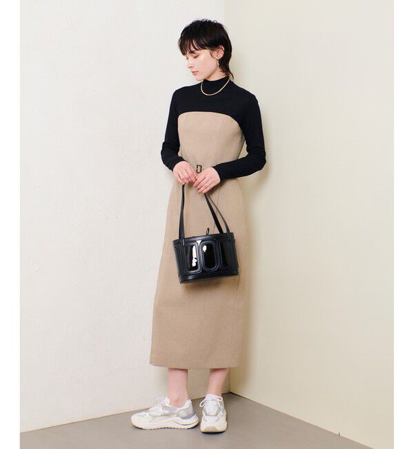allureville「スラブオックステレコドッキングワンピース」|ワンピース|
