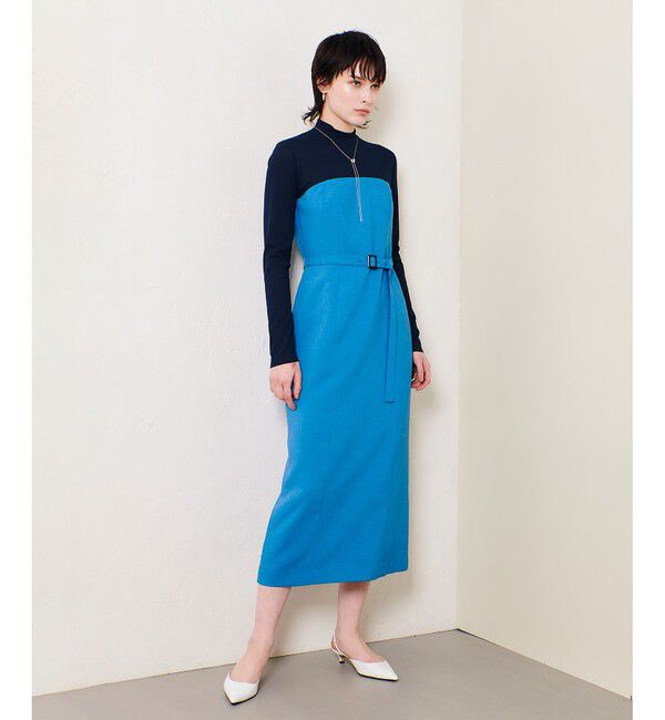 allureville「スラブオックステレコドッキングワンピース」|ワンピース|