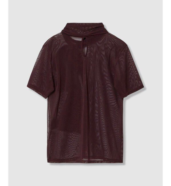 LOULOU WILLOUGHBY「ボウタイツキチュールトップス」|Tシャツ・カットソー|