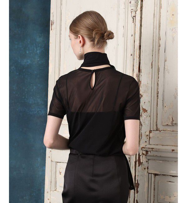 LOULOU WILLOUGHBY「ボウタイツキチュールトップス」|Tシャツ・カットソー|