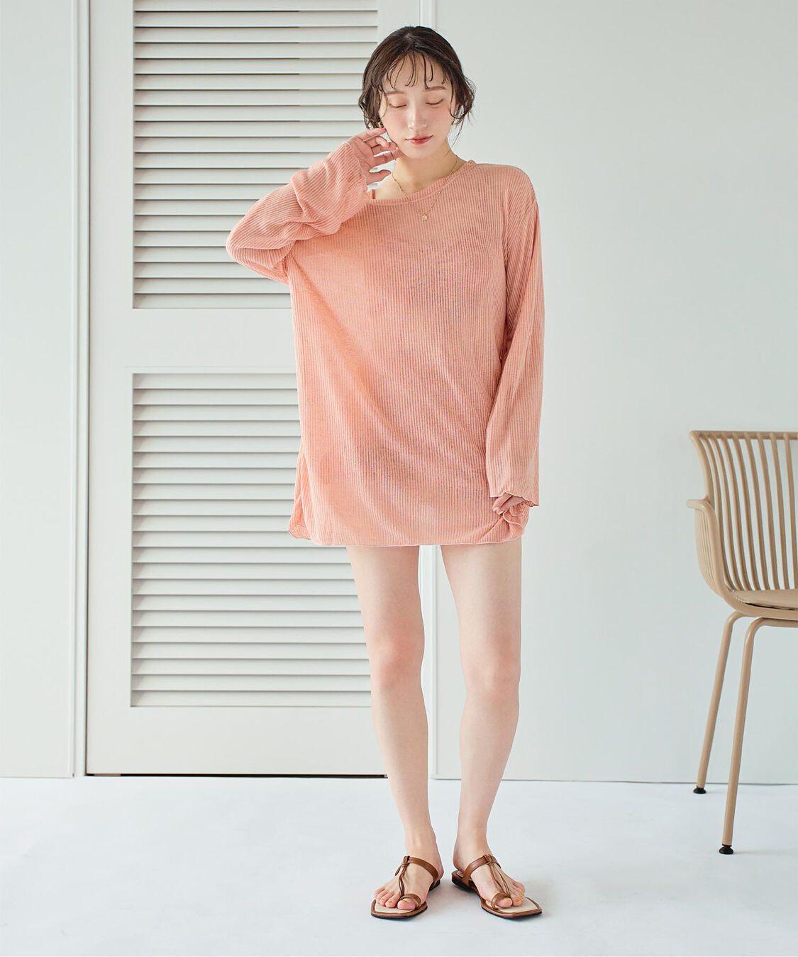 SEA DRESS「シアートップス付ビキニ/セット水着」|ビキニ|