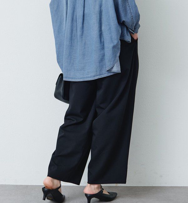  「【リニューアル】ツータックウエストゴムストレッチパンツ」|その他|