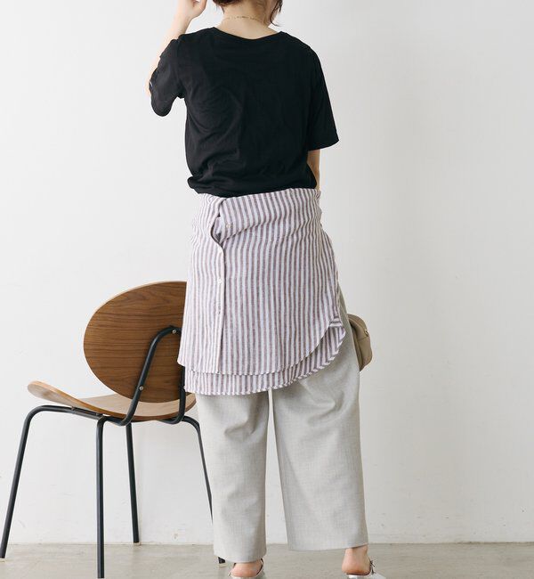  「シアーシンプルTシャツ」|Tシャツ・カットソー|