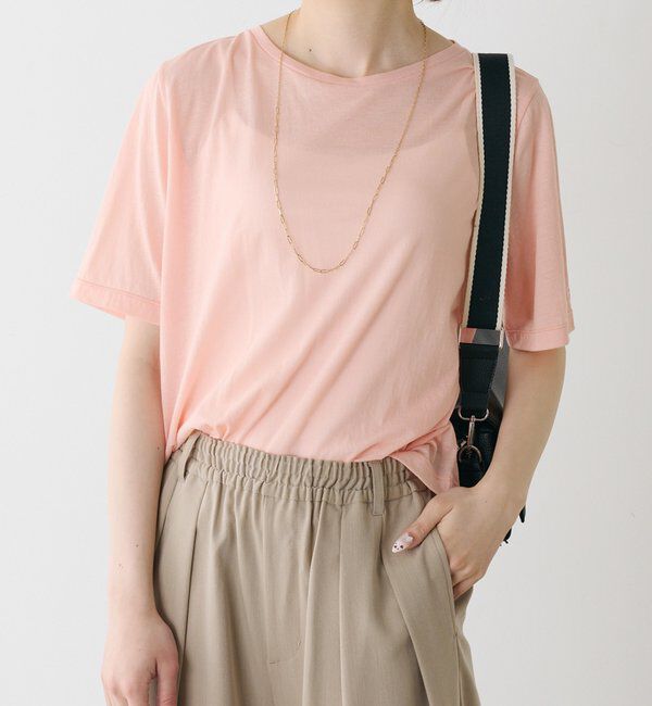  「シアーシンプルTシャツ」|Tシャツ・カットソー|