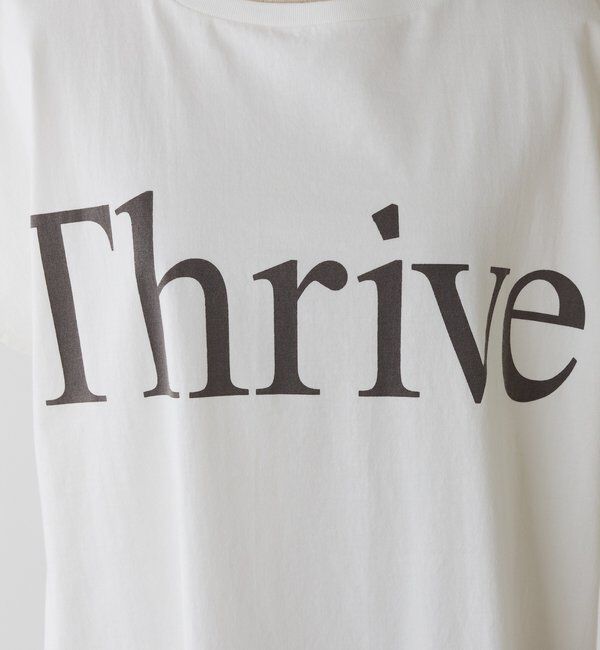  「オーガニックコットンフレンチスリーブThrive T」|Tシャツ・カットソー|