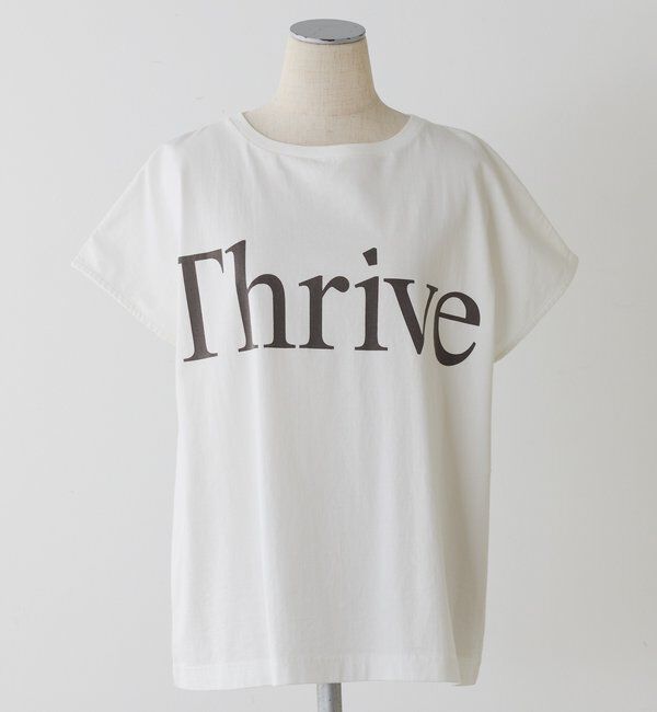  「オーガニックコットンフレンチスリーブThrive T」|Tシャツ・カットソー|