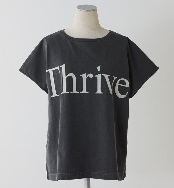  「オーガニックコットンフレンチスリーブThrive T」|Tシャツ・カットソー|