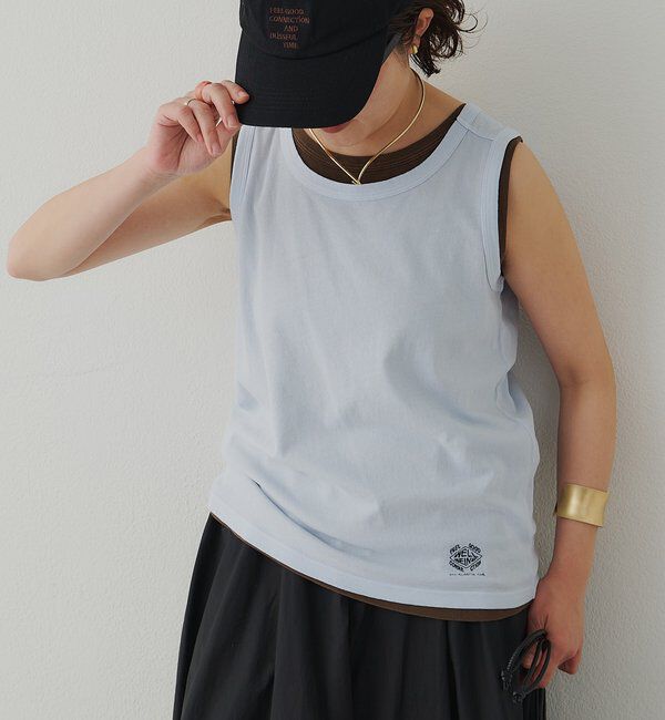  「【F&B】オーガニックコットンノースリーブT」|Tシャツ・カットソー|