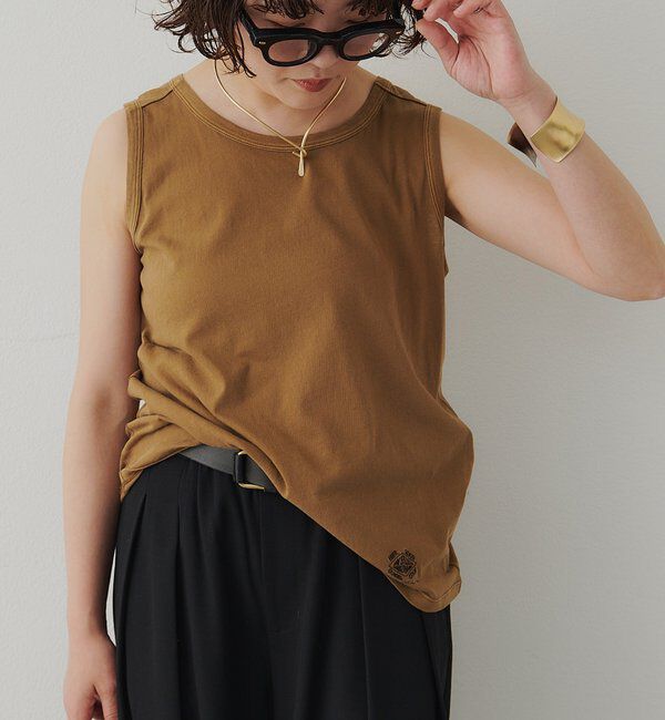  「【F&B】オーガニックコットンノースリーブT」|Tシャツ・カットソー|