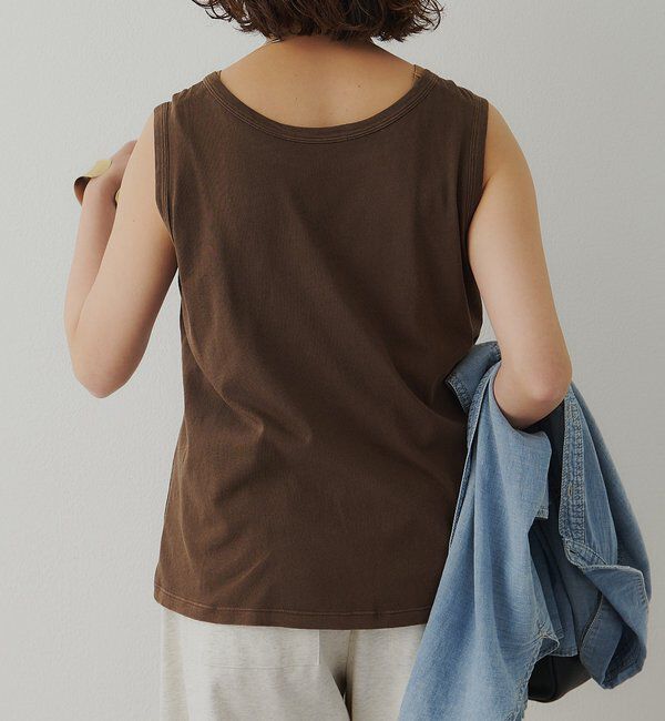  「【F&B】オーガニックコットンノースリーブT」|Tシャツ・カットソー|