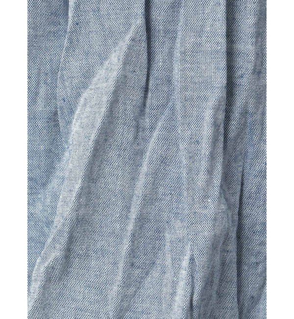 MidiUmi「MidiUmi シャンブレーギャザースカート」|スカート|