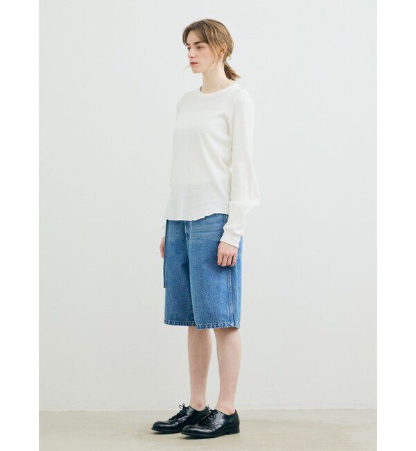MARMARMAR「MARMARMAR パフスリーブワッフルプルオーバー」|Tシャツ・カットソー|
