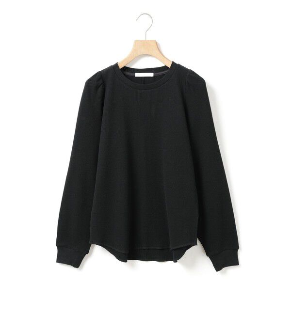 MARMARMAR「MARMARMAR パフスリーブワッフルプルオーバー」|Tシャツ・カットソー|