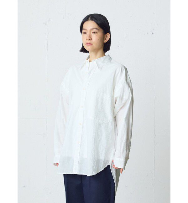 MidiUmi「MidiUmi オーバーサイズシャツ」|シャツ・ブラウス|