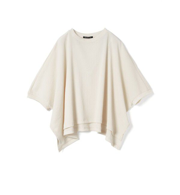 mizuiro ind「mizuiro ind クレープワイドプルオーバー」|Tシャツ・カットソー|アイボリー