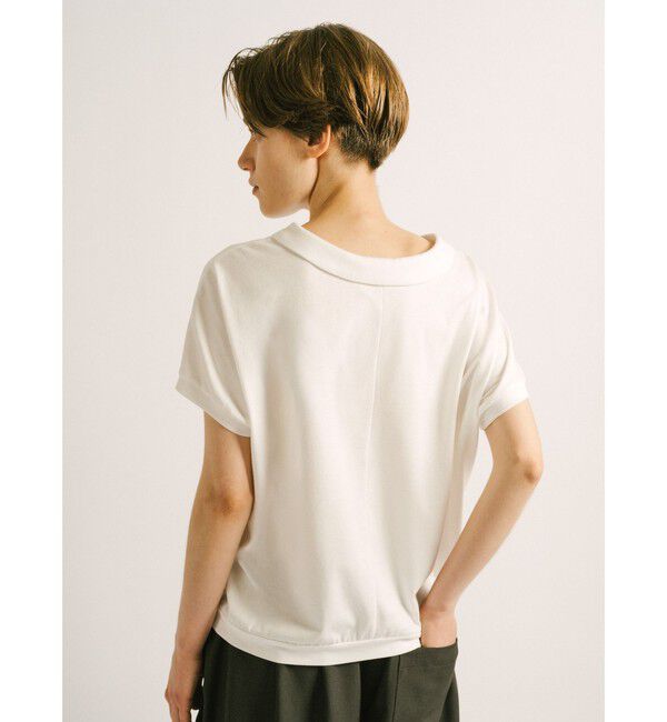 mizuiro ind「mizuiro ind シャツカラードルマンプルオーバー」|Tシャツ・カットソー|