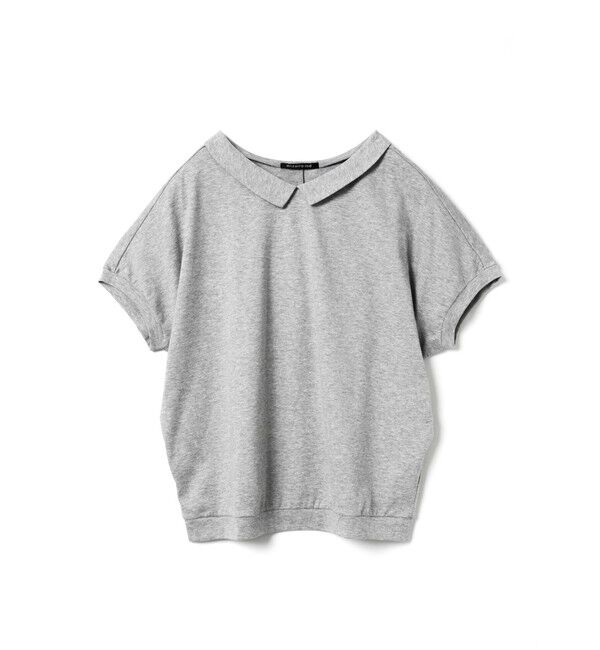 mizuiro ind「mizuiro ind シャツカラードルマンプルオーバー」|Tシャツ・カットソー|ライトグレー
