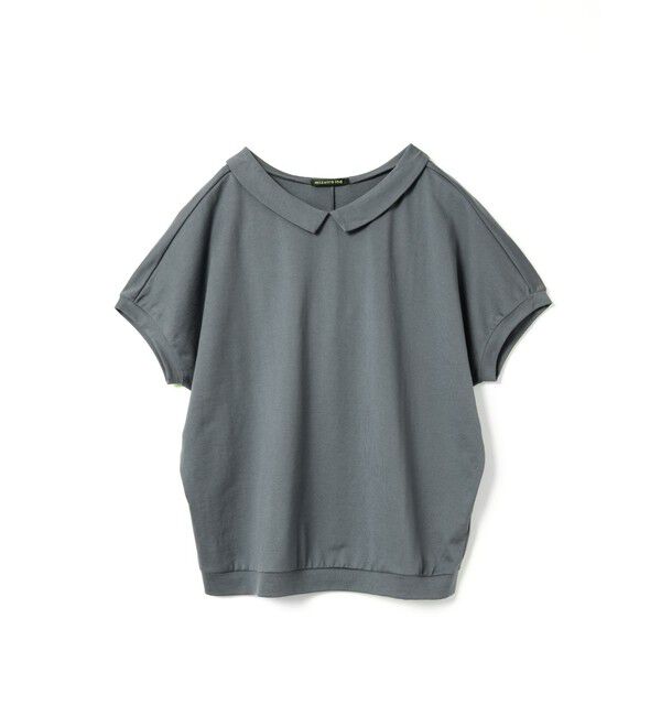 mizuiro ind「mizuiro ind シャツカラードルマンプルオーバー」|Tシャツ・カットソー|ダークグレー