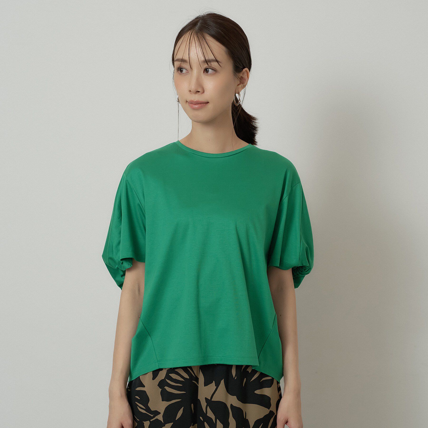 UNTITLED「【汗染み防止/接触冷感】ドルマンプルオーバー」|Tシャツ・カットソー|