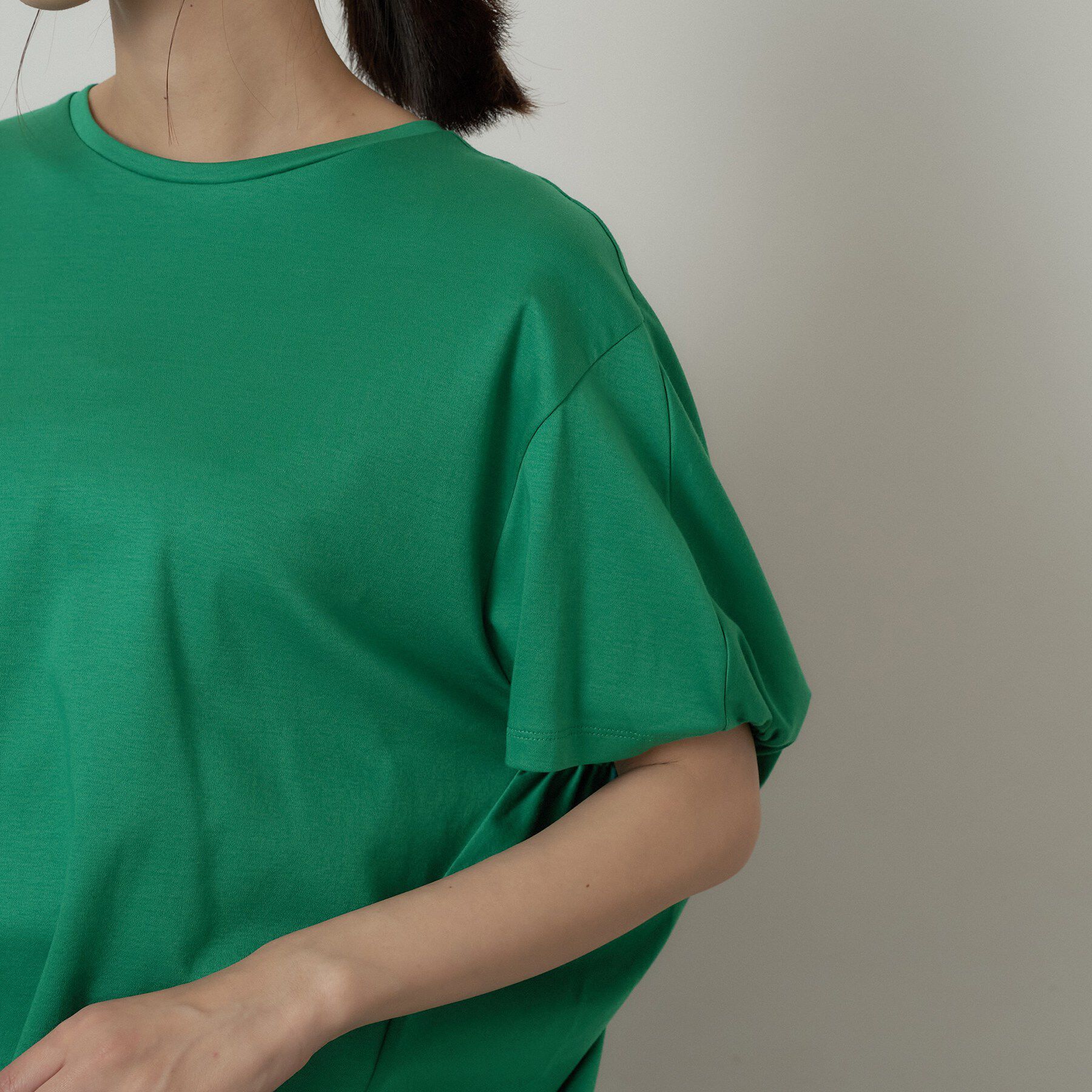 UNTITLED「【汗染み防止/接触冷感】ドルマンプルオーバー」|Tシャツ・カットソー|