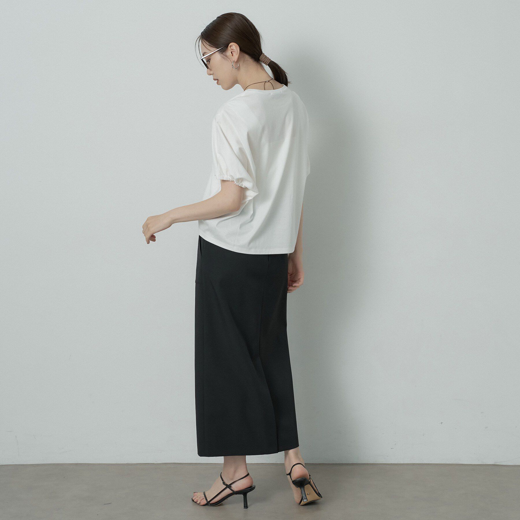 UNTITLED「【汗染み防止/接触冷感】ドルマンプルオーバー」|Tシャツ・カットソー|