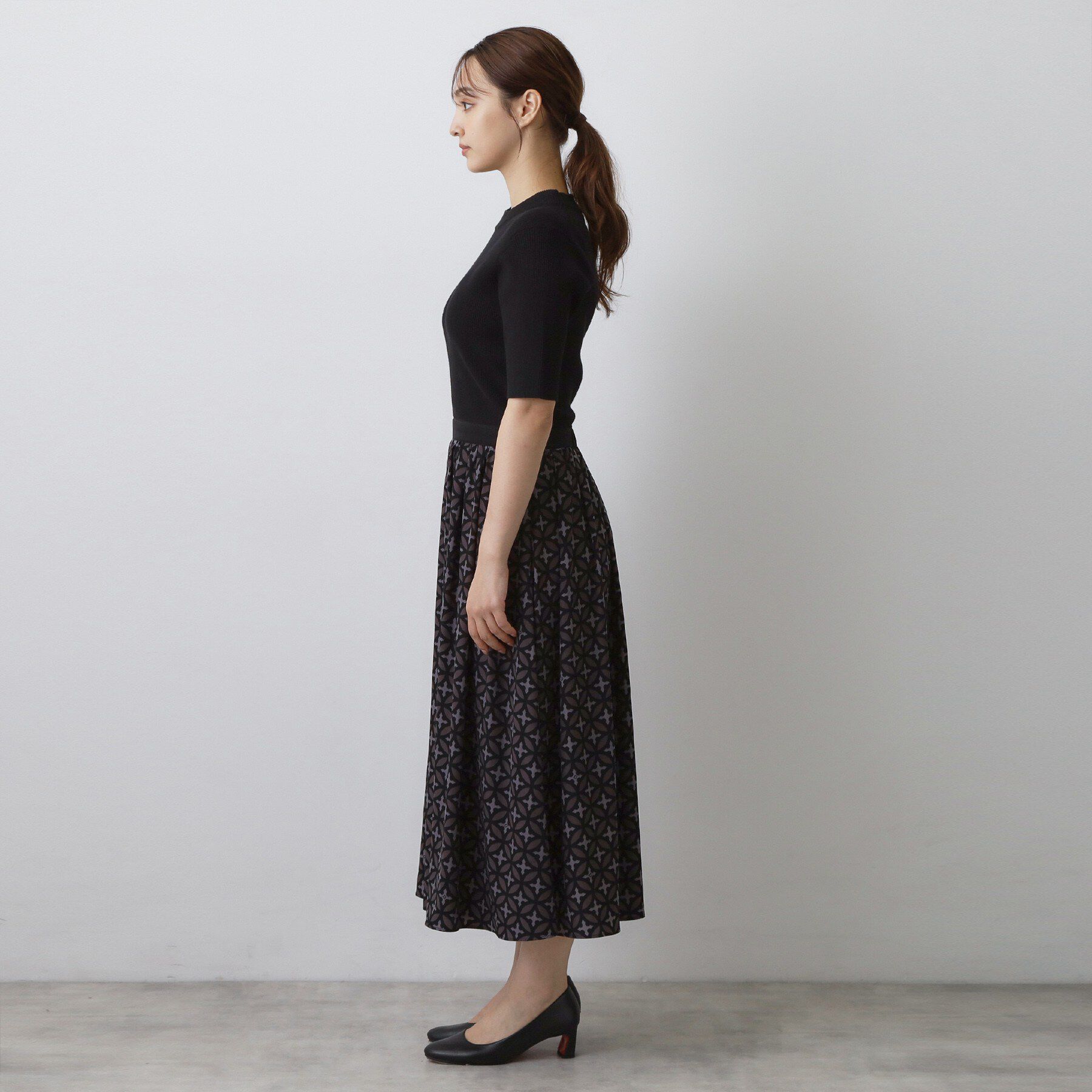 DRESSTERIOR「オーバーラップコンビワンピース」|ワンピース|