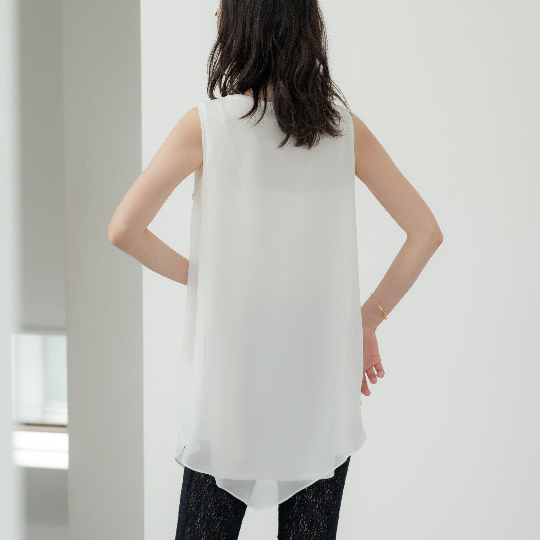 GALLEST「ドッキングチュニックカットソー」|Tシャツ・カットソー|