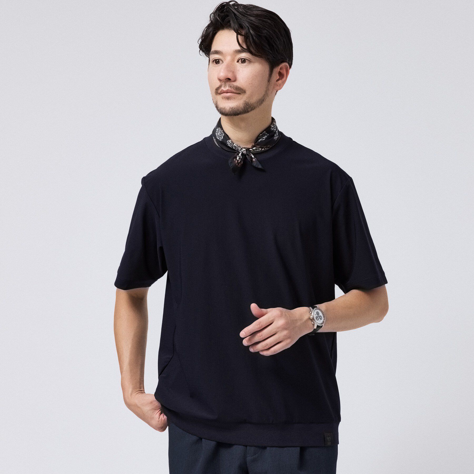 TAKEO KIKUCHI「【通気性】AIR TOOL LIGHT Ｔシャツ」|Tシャツ・カットソー|ネイビー(094)