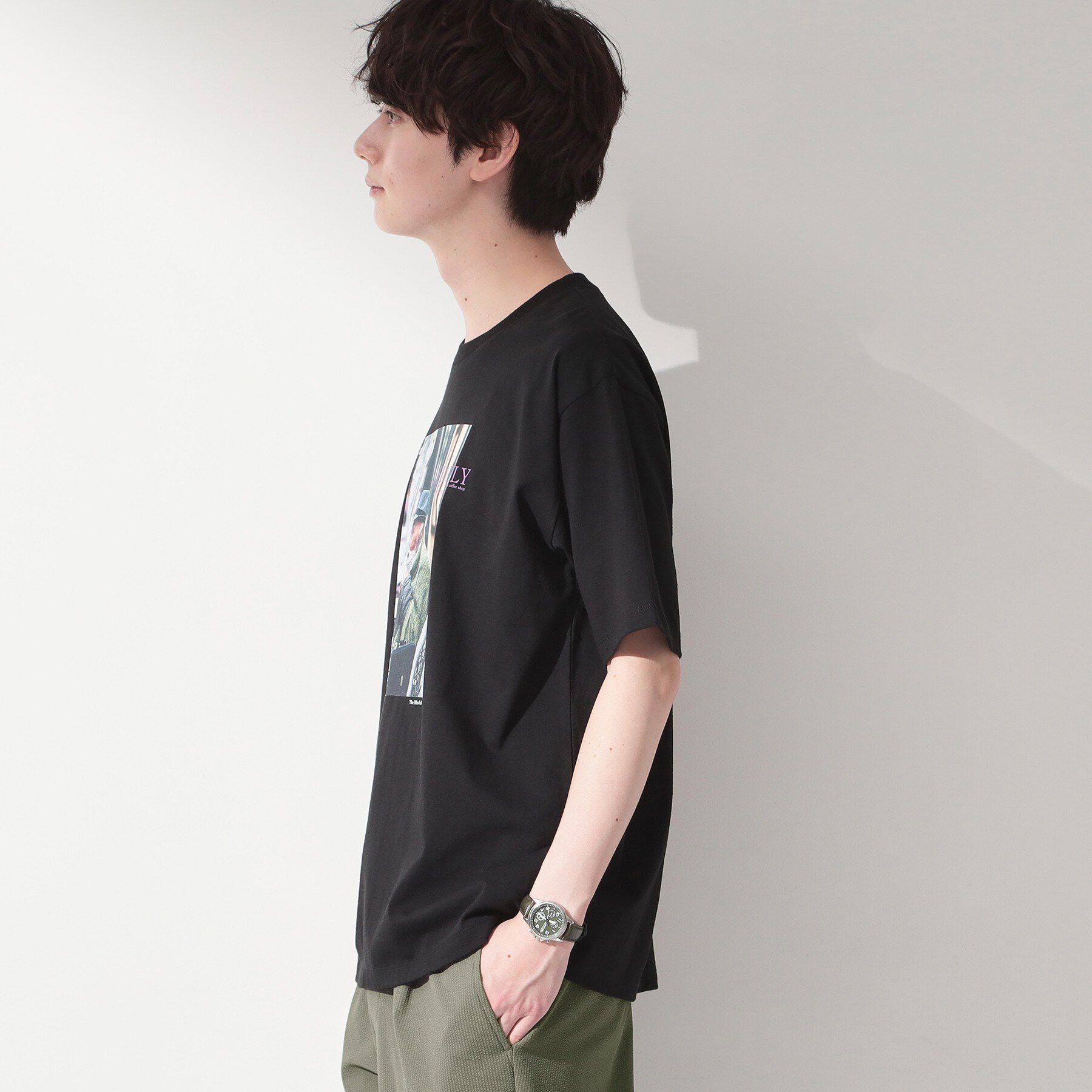 THE SHOP TK「モノクロ フォトグラフィー 半袖Tシャツ 洗濯機OK」|Tシャツ・カットソー|