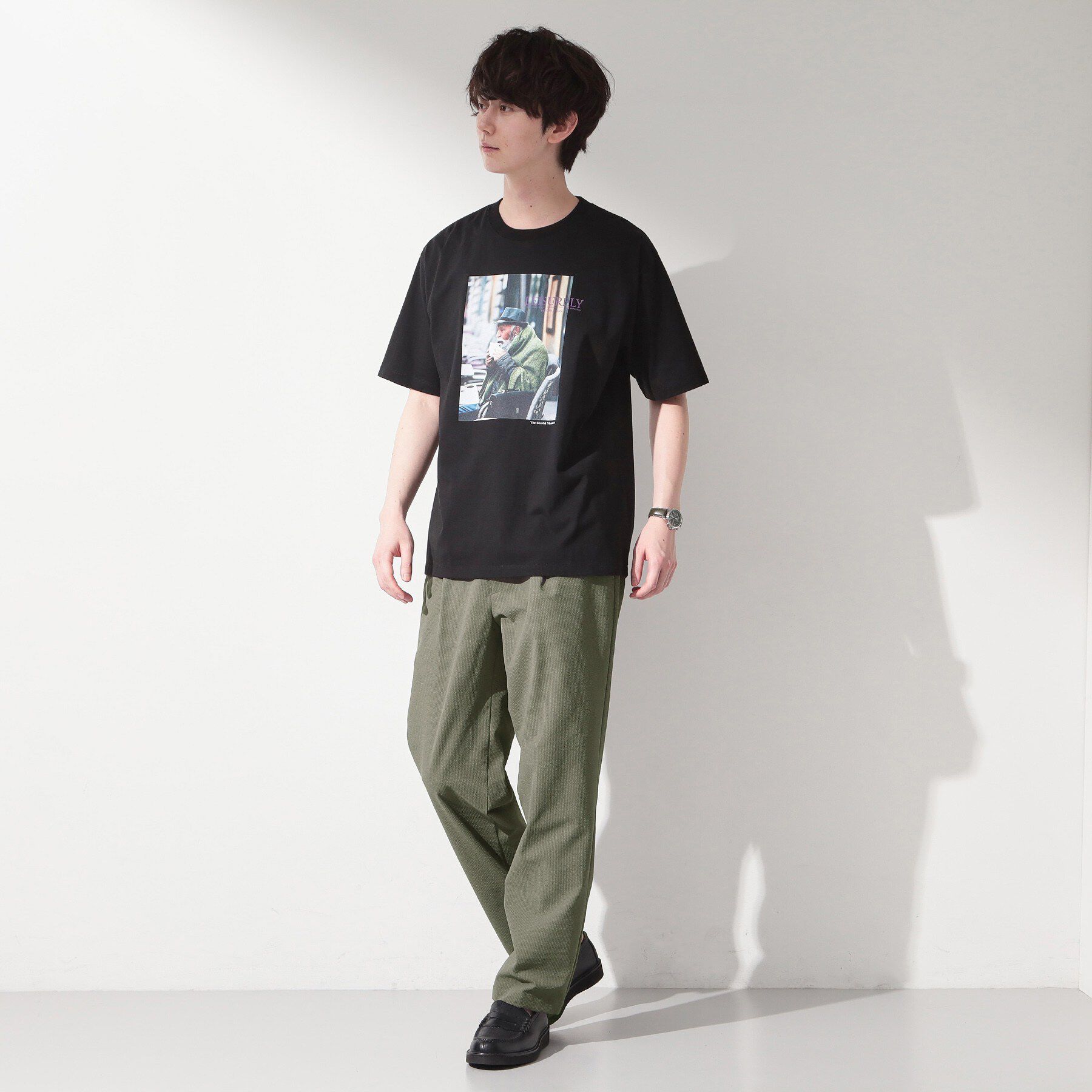 THE SHOP TK「モノクロ フォトグラフィー 半袖Tシャツ 洗濯機OK」|Tシャツ・カットソー|