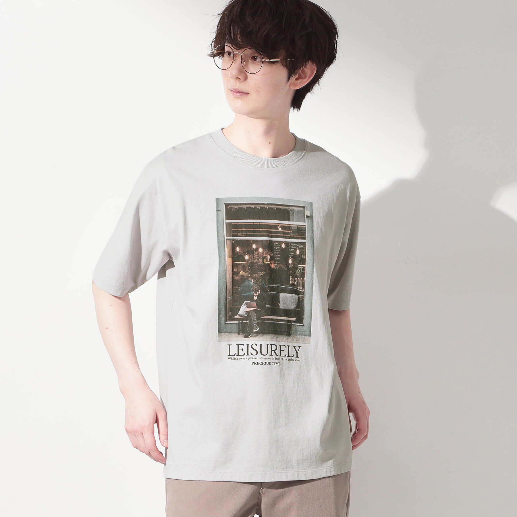 THE SHOP TK「モノクロ フォトグラフィー 半袖Tシャツ 洗濯機OK」|Tシャツ・カットソー|