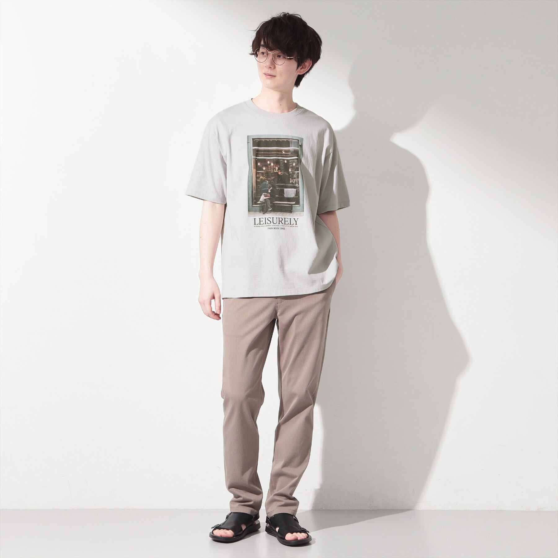 THE SHOP TK「モノクロ フォトグラフィー 半袖Tシャツ 洗濯機OK」|Tシャツ・カットソー|
