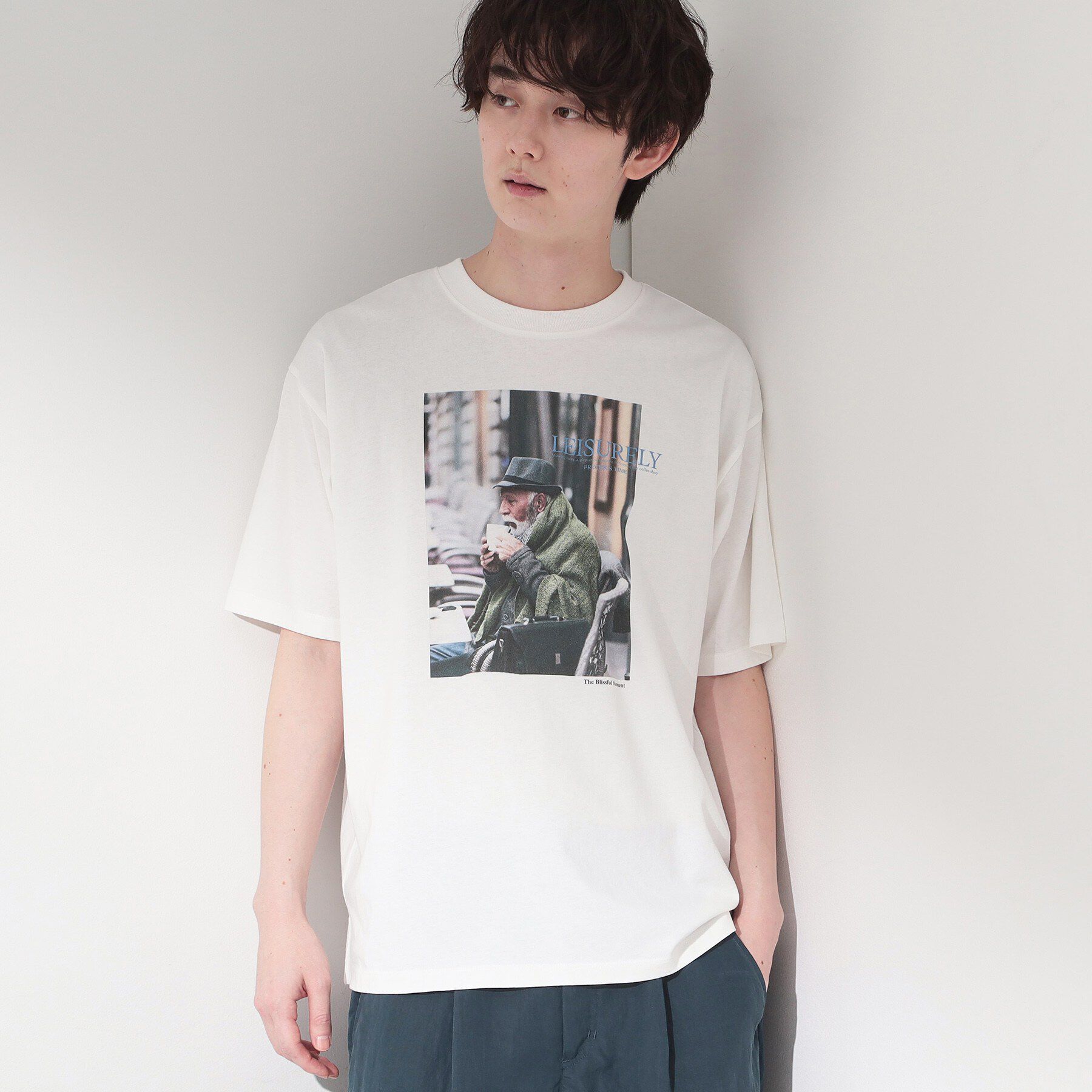 THE SHOP TK「モノクロ フォトグラフィー 半袖Tシャツ 洗濯機OK」|Tシャツ・カットソー|