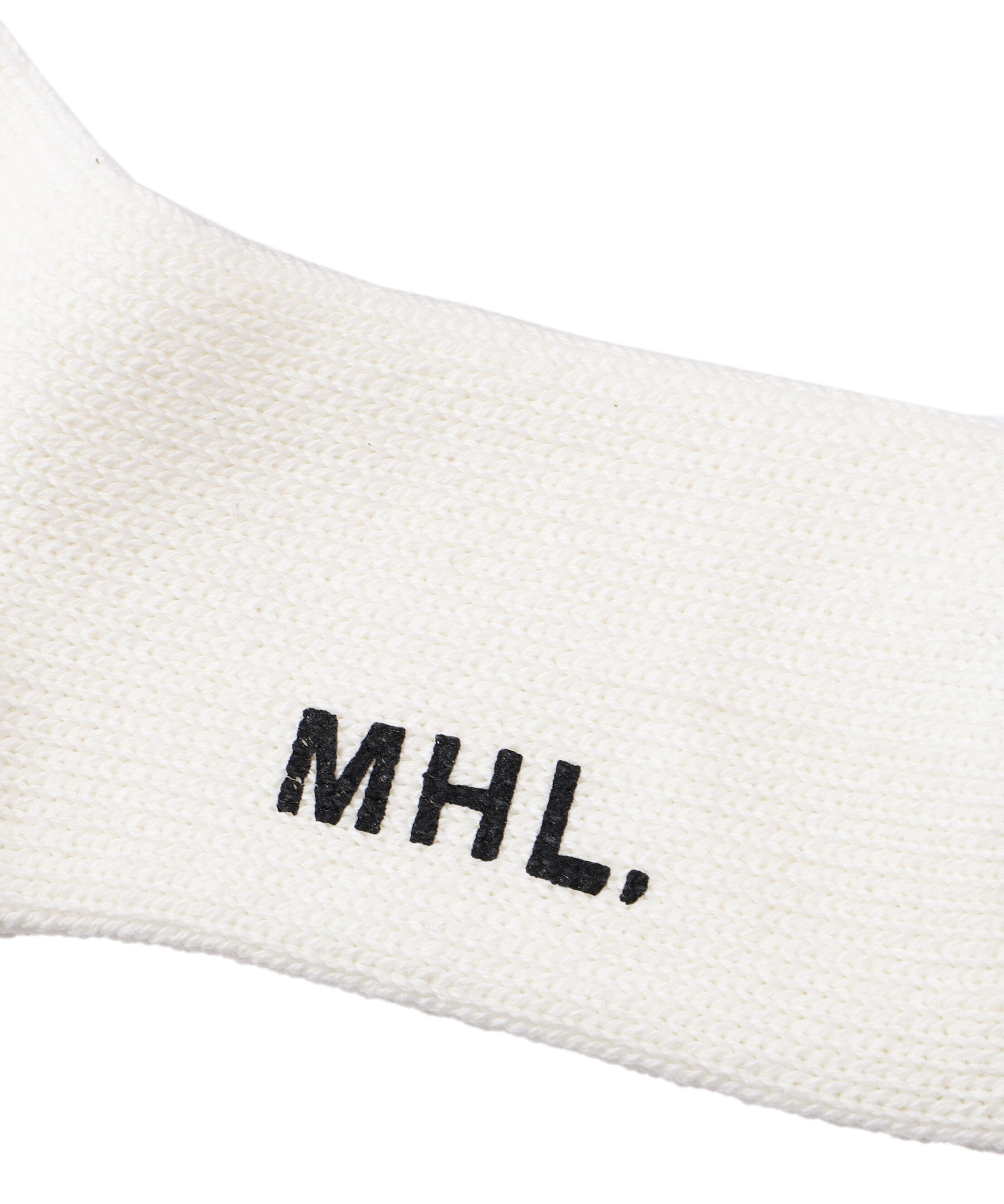 MHL.「WOMEN RECYCLED COTTON RIB SOCKS」|ソックス|