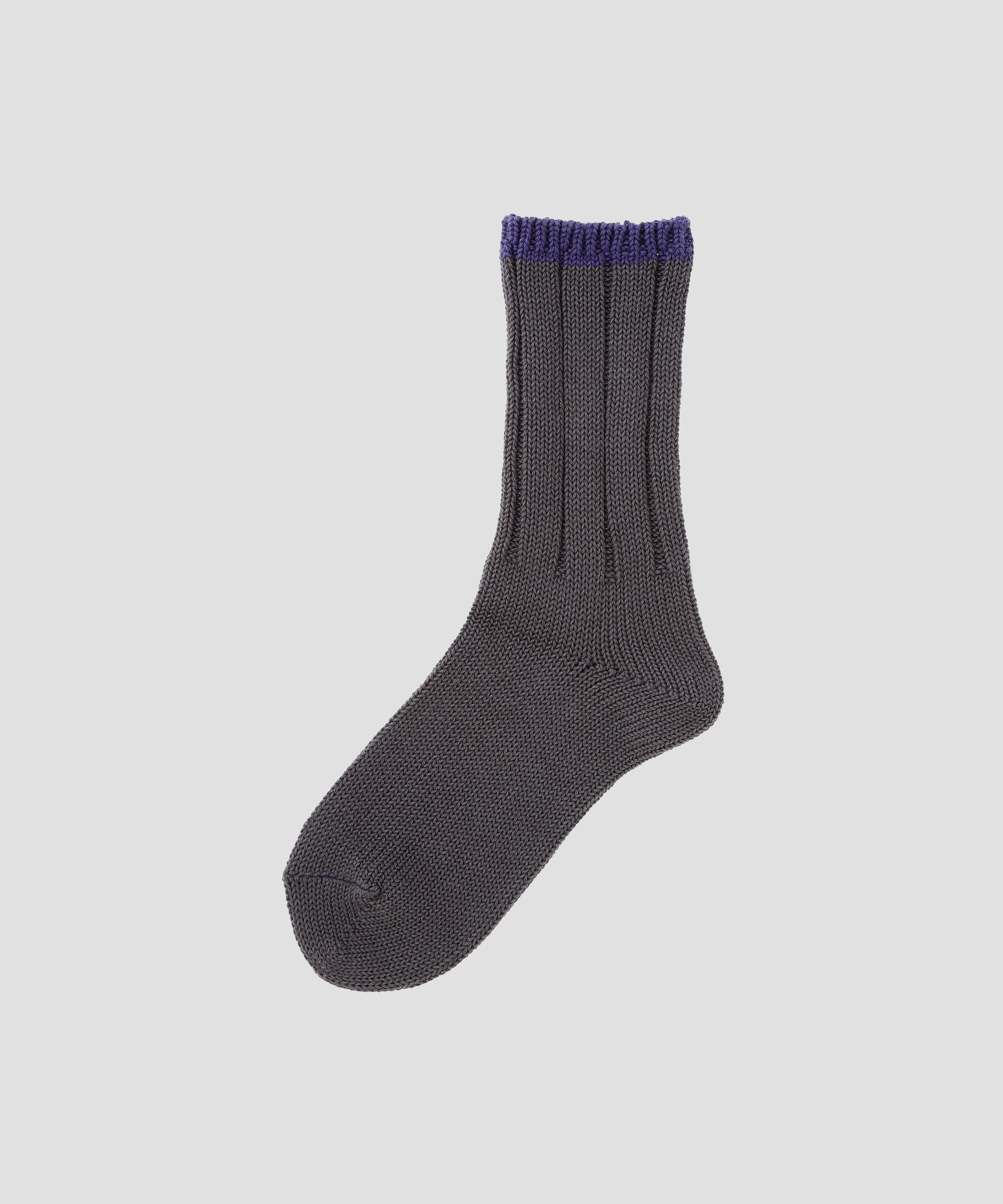 MHL.「WOMEN TIPPED COTTON RIB SOCKS」|ソックス|GREY