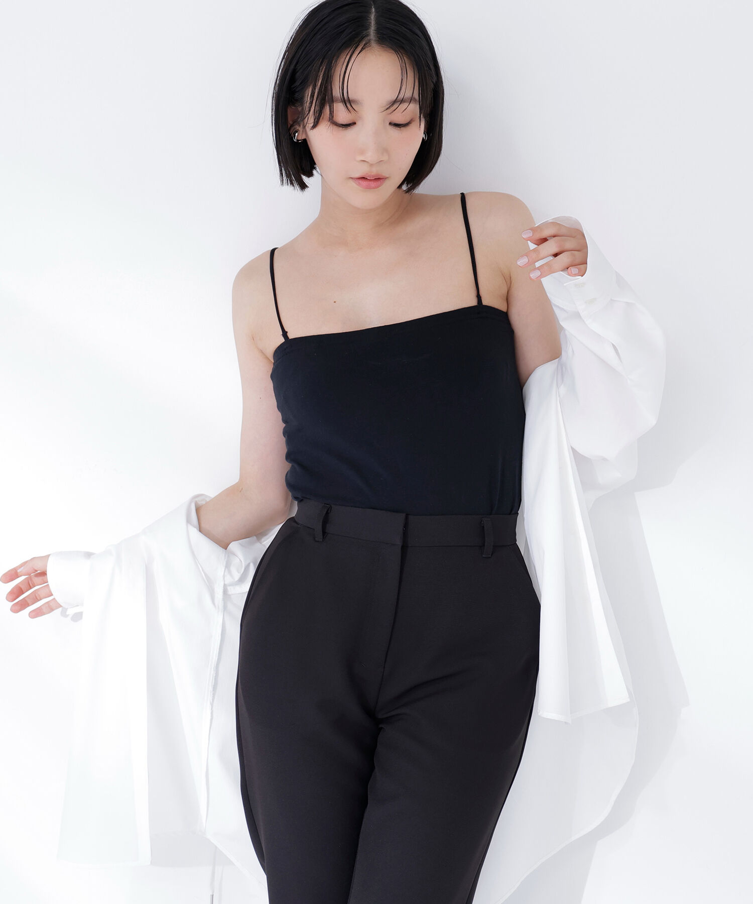 「＜Oggi.jp掲載＞カップ付インナーシリーズ ベアトップ」|Tシャツ・カットソー|