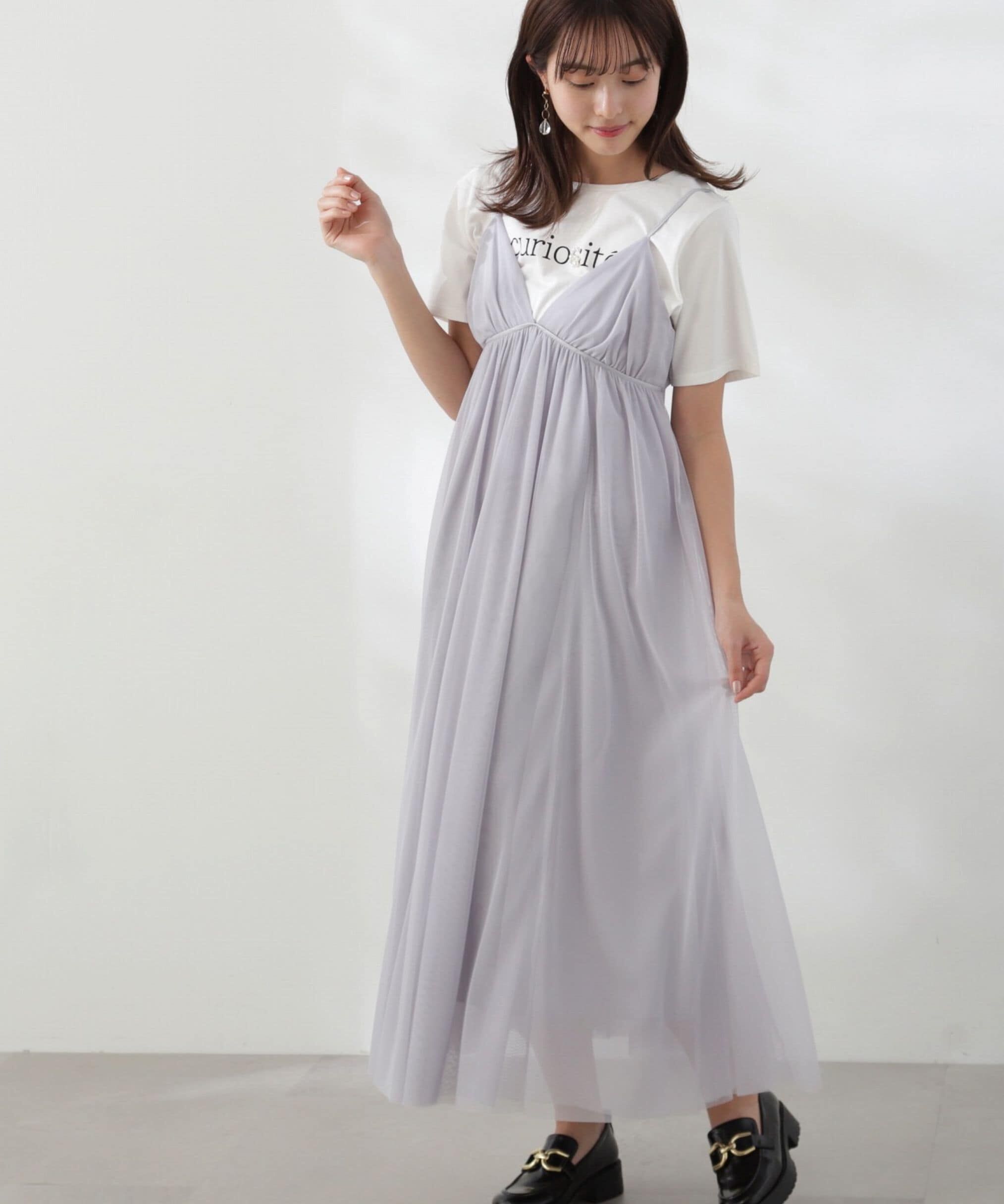 PROPORTION BODY DRESSING「チュールキャミワンピース」|ワンピース|