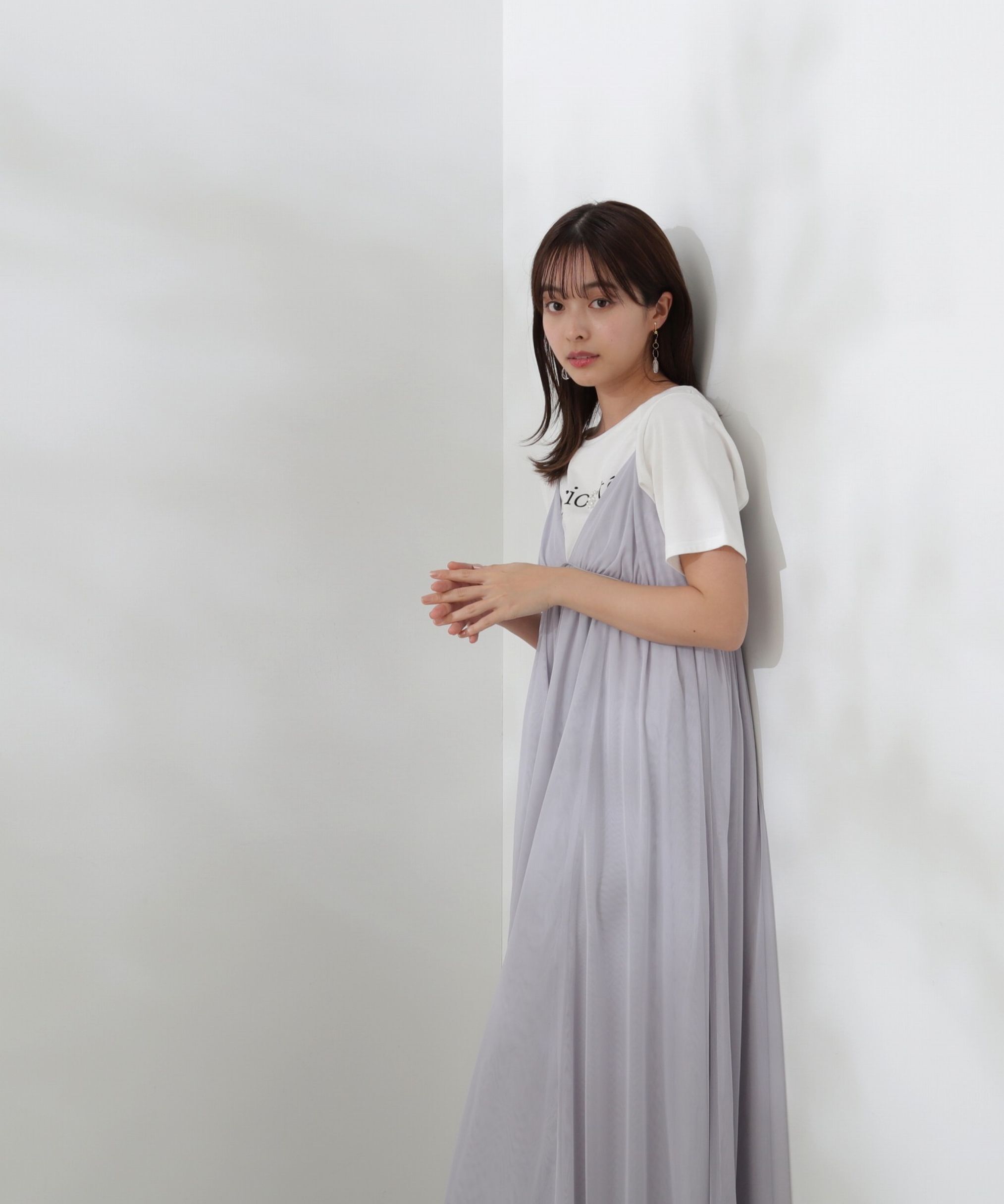 PROPORTION BODY DRESSING「チュールキャミワンピース」|ワンピース|