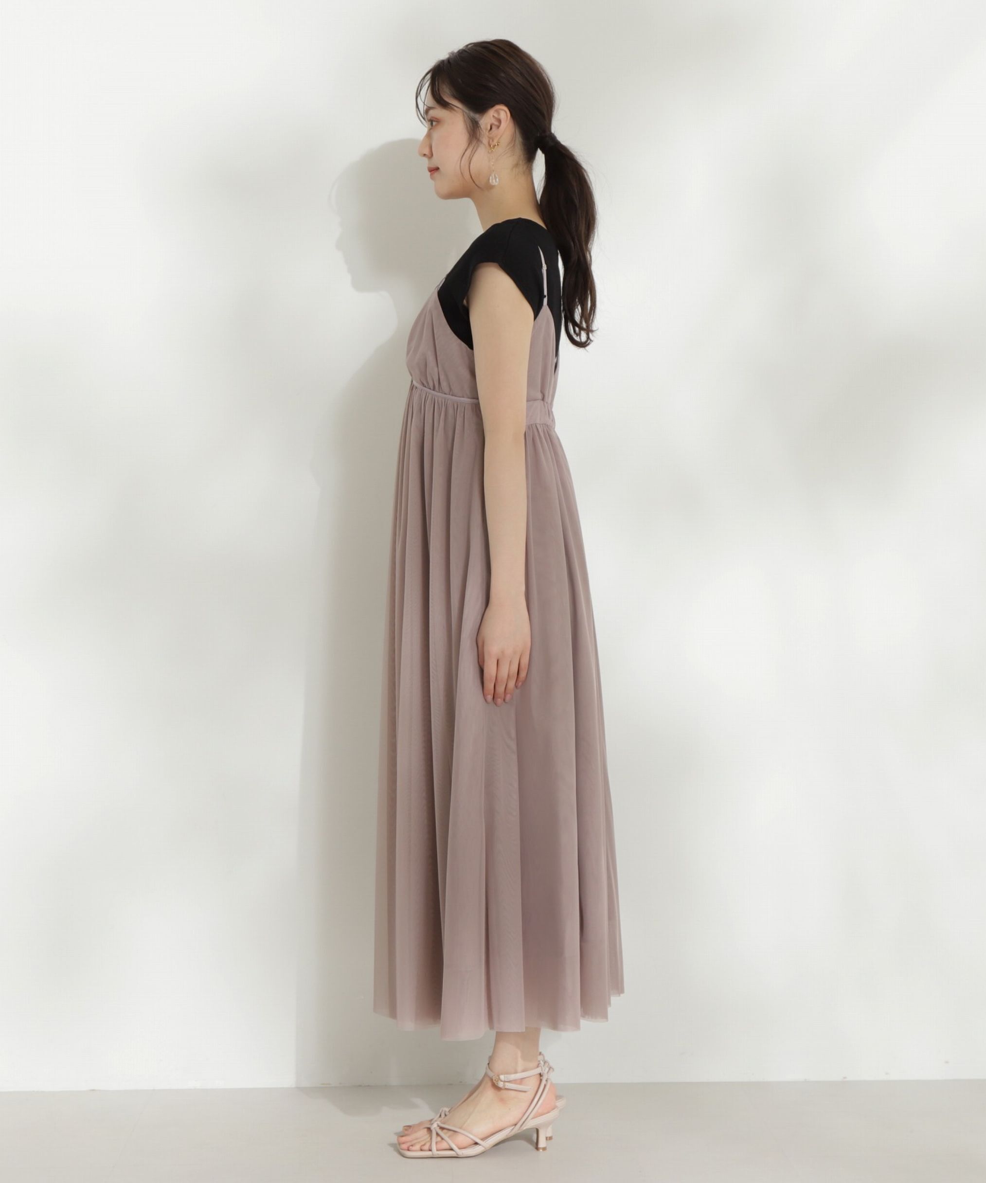PROPORTION BODY DRESSING「チュールキャミワンピース」|ワンピース|