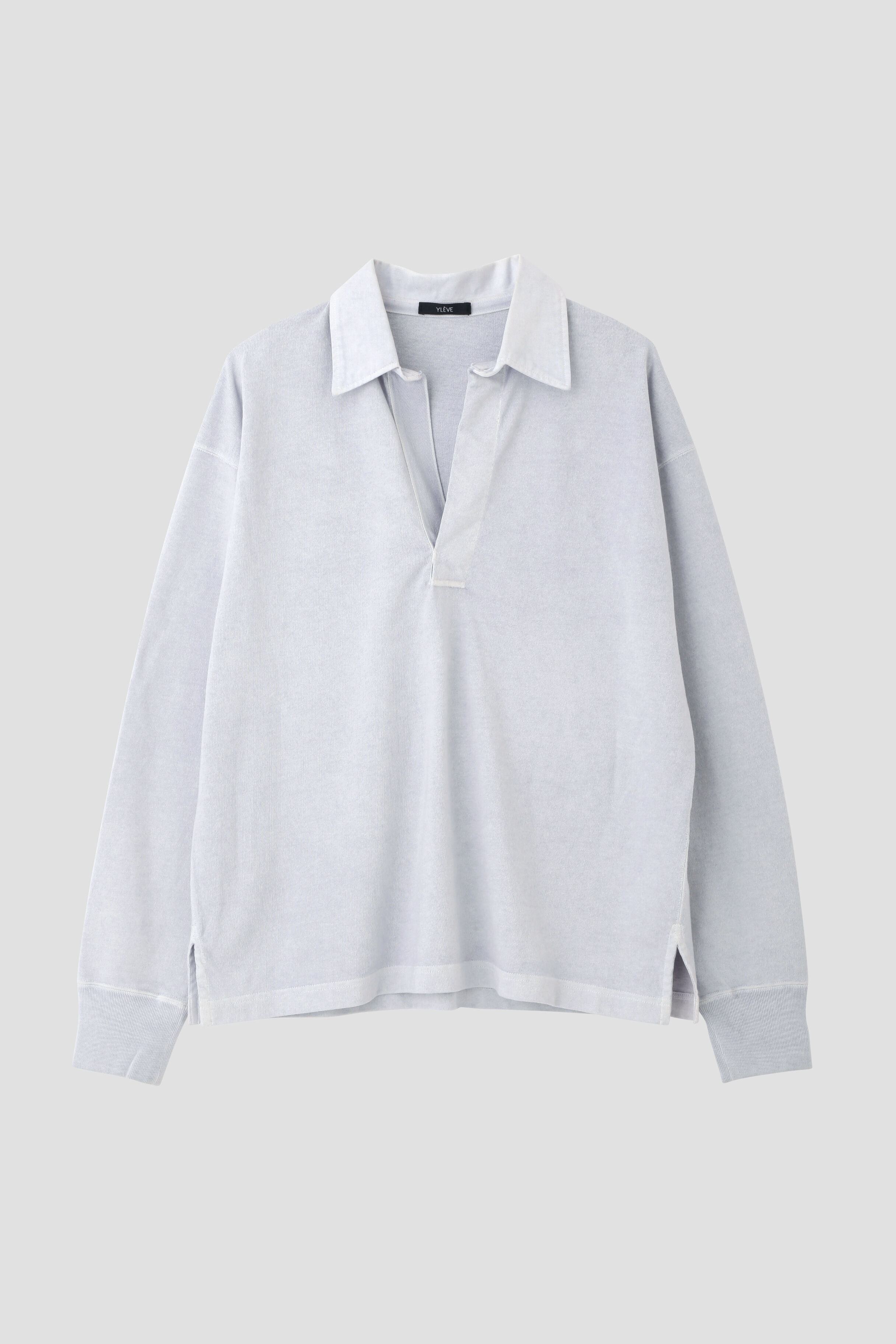 YLEVE 「YLEVE / OPEN END COTTON PIGMENT DYE SKIPPER PULL OVER」|Tシャツ・カットソー|