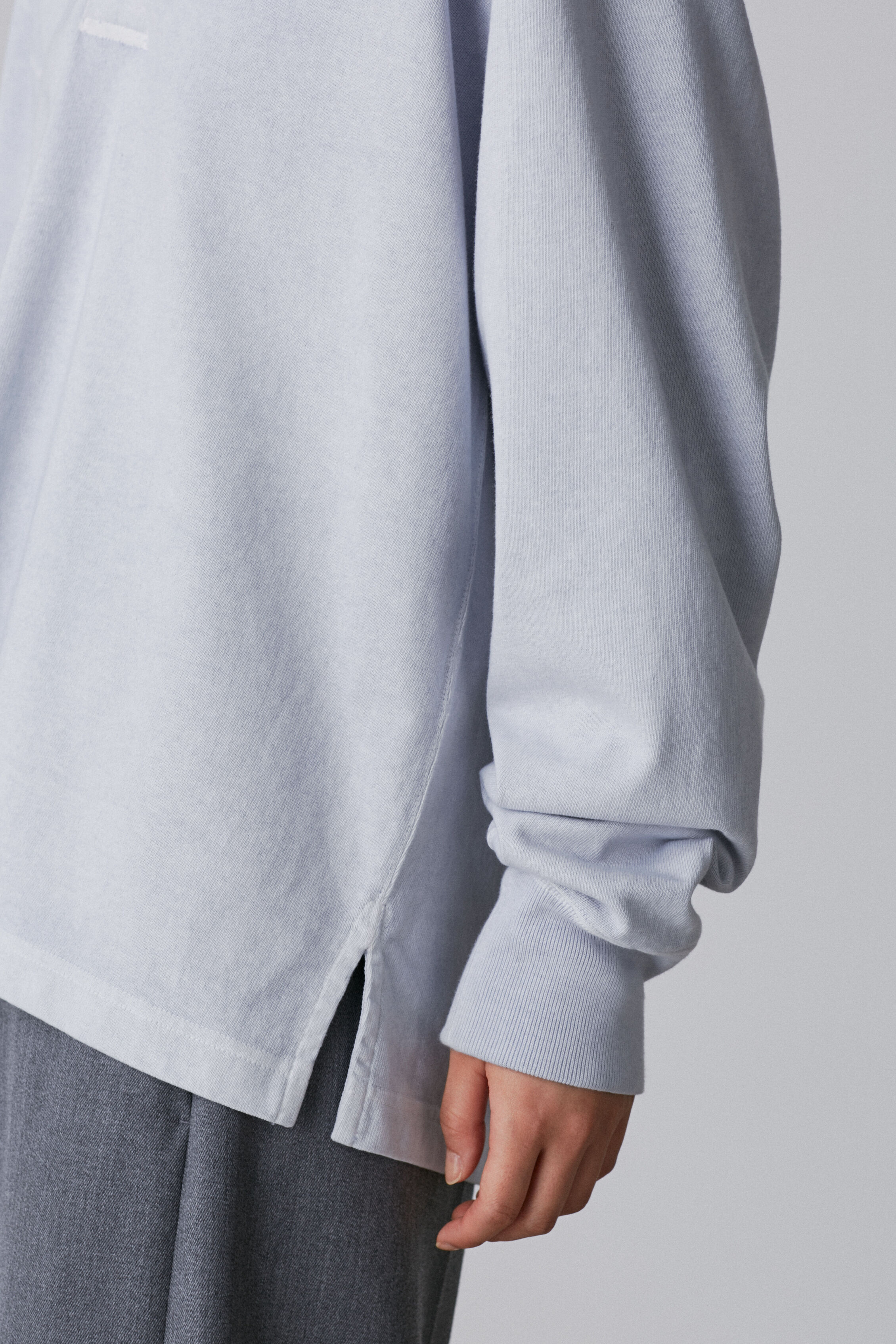 YLEVE 「YLEVE / OPEN END COTTON PIGMENT DYE SKIPPER PULL OVER」|Tシャツ・カットソー|